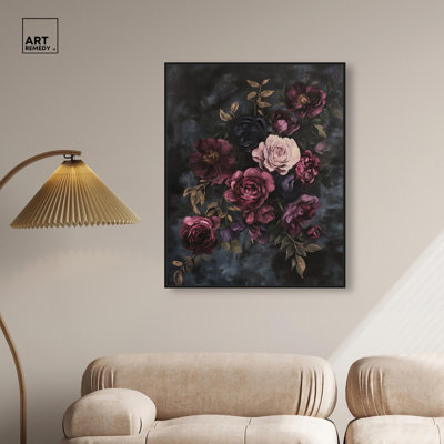 Reproduction d'art gothique rétro sur toile foncé par Art Remedy