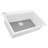Ruvati 33-inch Granite Composite Quartz Workstation Drop-in Topmount Kitchen Sink Matte White Matte --94342279
