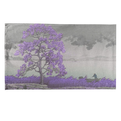 Serviette de thé sur le shore