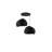 Elegant Black Chandelier, Adjustable Height 12.2 to 47.2 Inches, 2-Piece Polymeric Composite Body, Ø11.8 x 1.2 Inches Base Plate, 2 x E27 Max 40W Sockets (Bulbs Not Included) | Modern Lighting for Home Decor-226285887