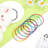 16Pcs Bag Tag Loops Wire Keychain Cable Cable Key Ring Luggage Tag Loops Keychain Loop