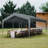 10'X20' Heavy-Duty Dark Grey Carport With Reinforced Galvanized Steel Frame
