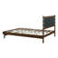 Ensemble de cadre de lit très grand moderne avec 2 tables de chevet, lit plateforme gris clair avec tête de lit et tables de chevet assorties pour la chambre à coucher-345933100-345933103