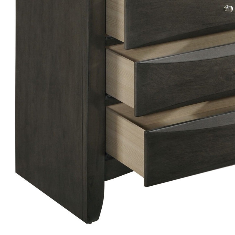 Commode, chêne gris, Gris