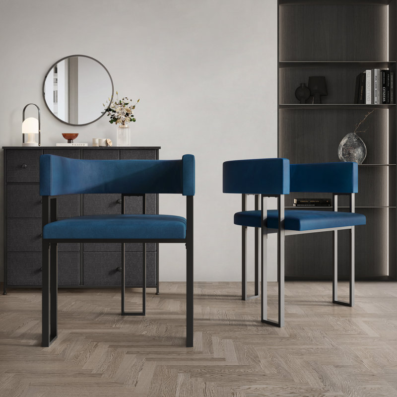 Chaise de salle à manger noire, Marine