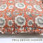 Housse de coussin en lin à motif artisanal Fab Divine Artisan pour canapé, lit ou salon-121183118-121846435