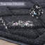 Tapis de litière pour chat, tapis de litière, tapis de litière pour l'intérieur et le sol, facile à nettoyer, lavable, imperméable et sans dégâts pour chat, 35 po x 23 po, noir-1684364509-1684364499