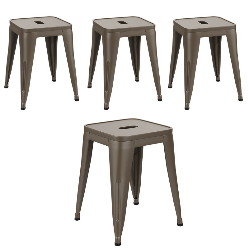 Tabouret de 18 po Apolito, Rouillé