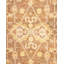 Tapis brun / beige noué à la main de conception unique et unique 8 pi 3 po x 10 pi 5 po Viriato