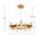 Westchester 24 - Light Wagon Wheel LED Dining Room Chandelier