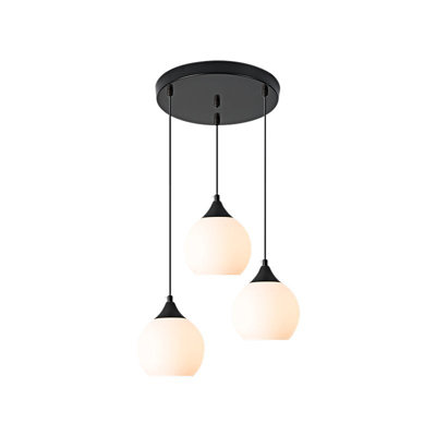 Lustre à 3 lumières à intensité variable