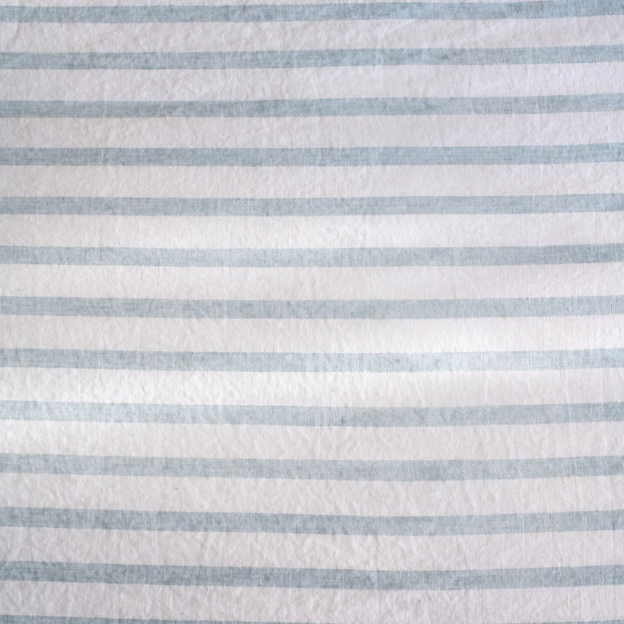 100% French Linen Body Pillow, Cream & Wave Stripe