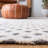 Classic Vintage Hand Woven Performance Geometric Rug-1220130446