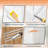 97" Trim Kit, 4-Pack Aluminum Strips for 2.8mm Shower Wall Panels, Includes 2 Corner & 2 Side Edge Trims, Cut-to-Fit