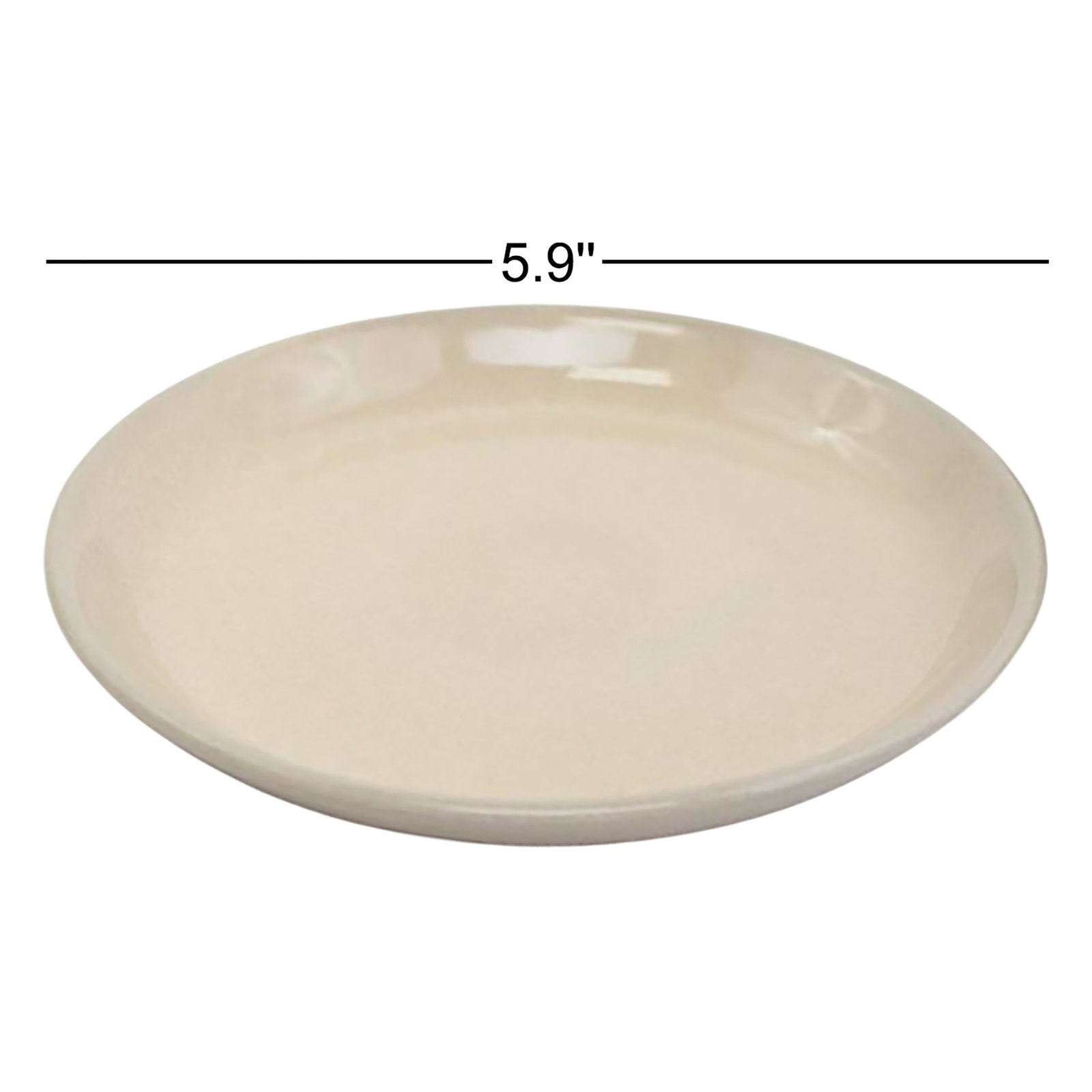 Borgen 6" Bread and Butter Plate, Muslin