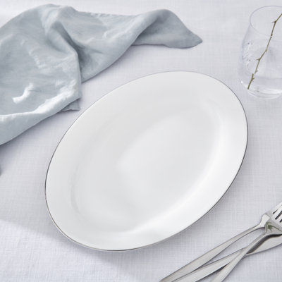 Serendipity Platinum - Oval Platter