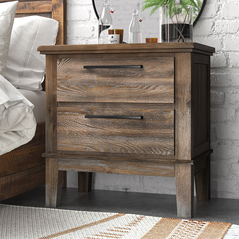 Feodora 28'' W Solid Wood Nightstand