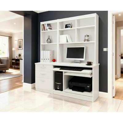 Nekizia Solid Wood Computer Desk