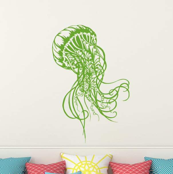 Animals Non-Wall Damaging Wall Decal, Lime Tree Green