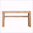 Rustic Solid Wood Console Table with Storage Shelf