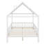 Lit en bois avec clôture, aucun sommier requis, double