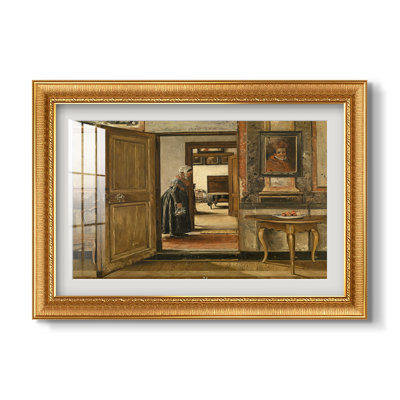 Intérieur de l'Institution Terninck à Anvers, 1884 - Henri de Braekeleer - Estampe encadrée sur mesure