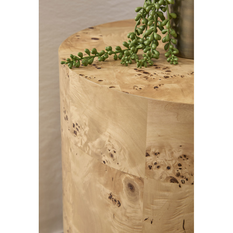 Burl Accent Table