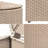 Chloe 15.56-Gallon All-Weather Wicker/Metal Corner Hideaway Outdoor Trash Can-103764611