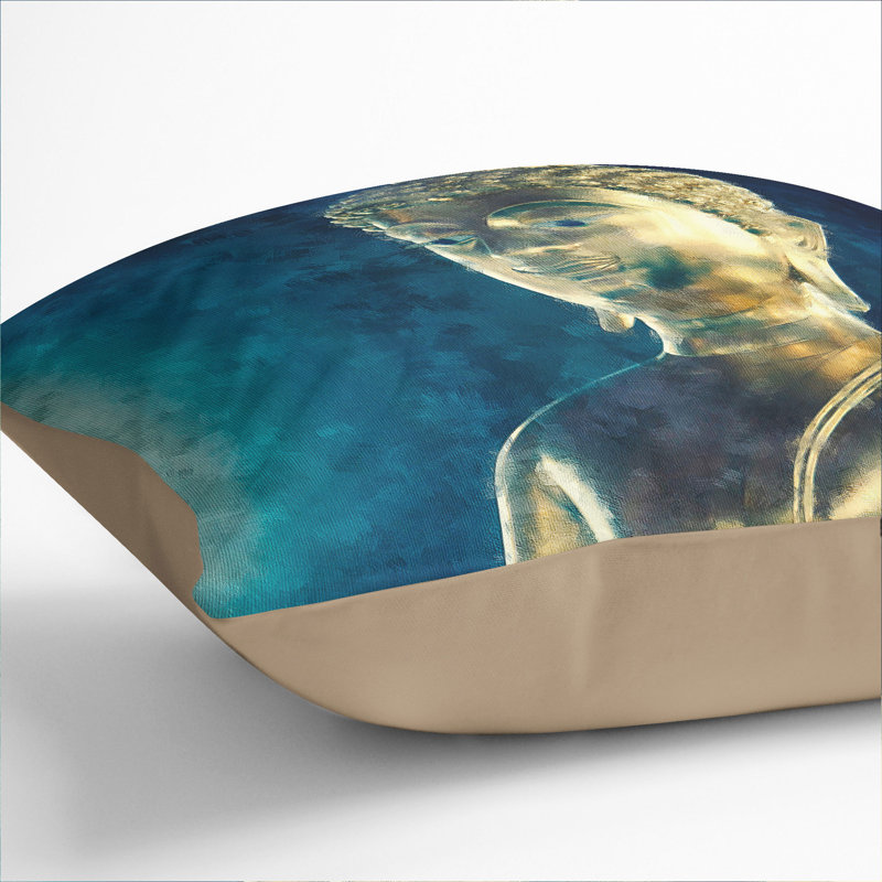 Square Cushion, 40cm H x 40cm W x 15cm D, Stone