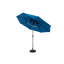 Parasol en aluminium à 3 niveaux à inclinaison automatique de 10 pi avec parasol d'extérieur pour terrasse de table de marché (base non incluse) (bleu foncé)-2017179336