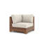 Chaise de patio avec coussins sunbrella Nico
