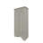 Triangular Corner Cabinet With Adjustable Shelves And Stylish Doors-1207575011