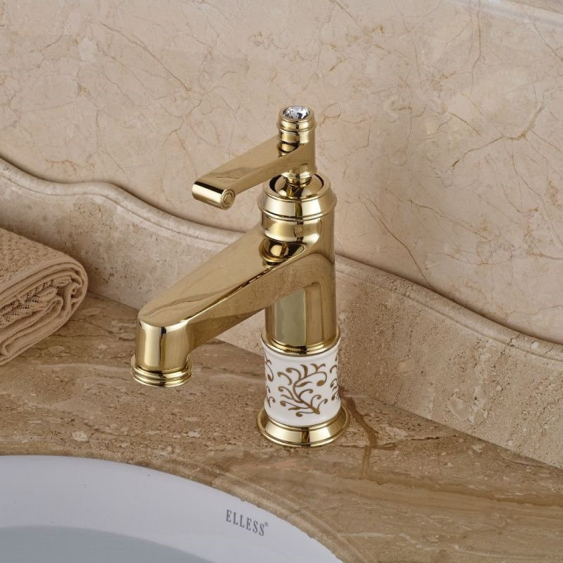 Juno Ceramic Body Single Handle Bathroom Sink Faucet – Stylish and Durable Mixer
