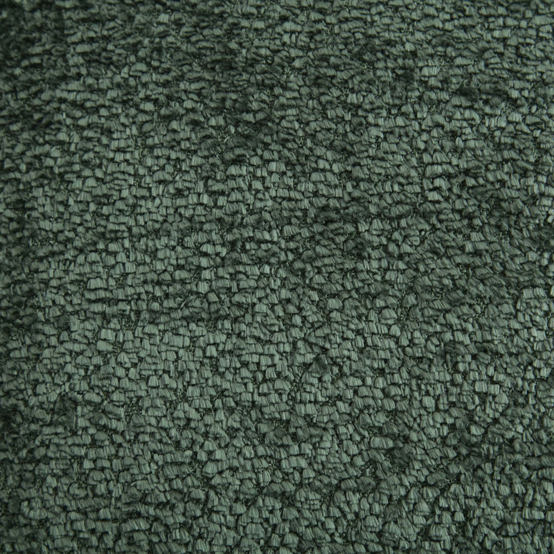 Canapé en chenille pleine mousse avec 2 coussins - aucun assemblage requis, Chenille émeraude