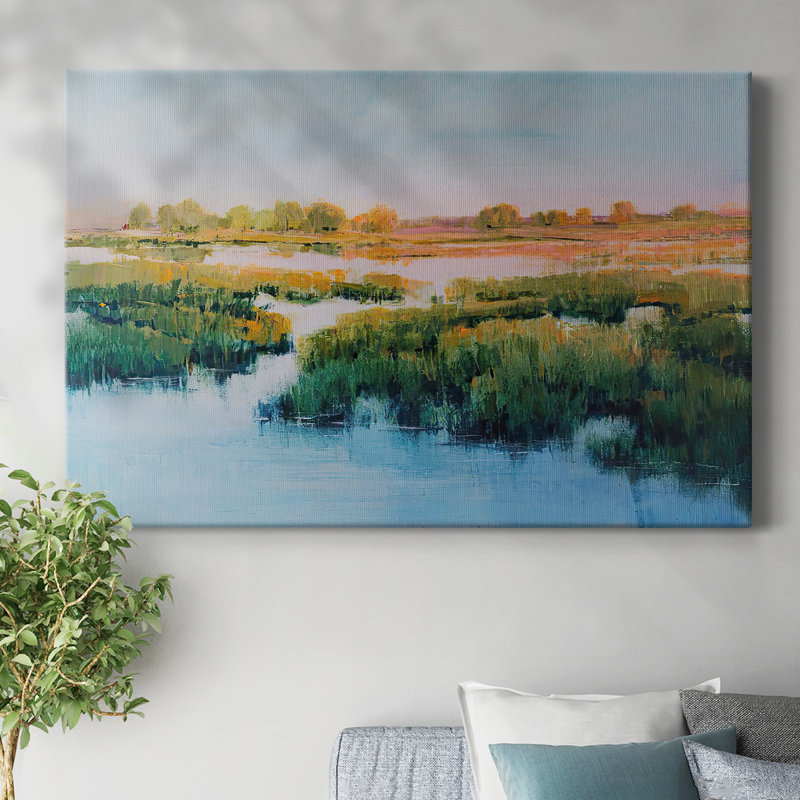 Toile tendue Marshland View II-Gallery, H 40 po x l 60 po