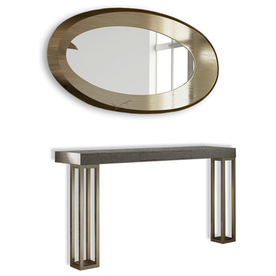 Ensemble de console et de Miroir Saphire