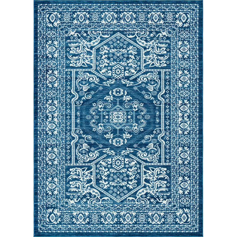 Oriental Indoor Rug, Rectangle 9'10" x 14'