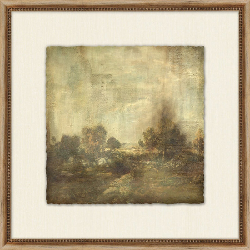Peinture transitionnelle - cadre photo sur papier