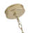 5-lamp Gold Adjustable Iron Pendant Light