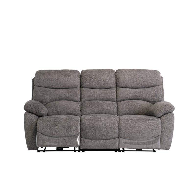 Imal 204cm Wide Wall Recliner Standard Recliner, Grey