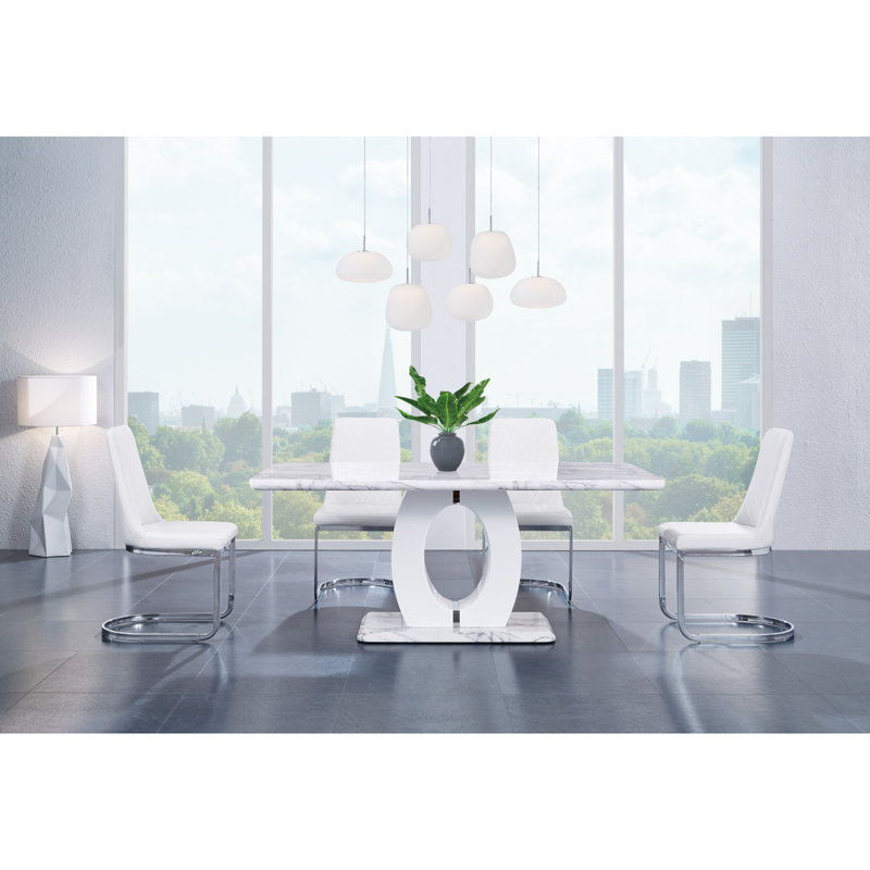 Chaise Stelle (ensemble de 2), Blanc