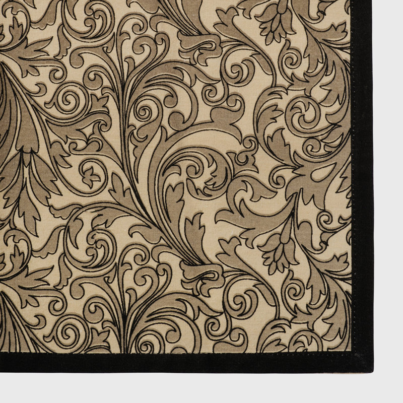 Damask Tablecloth, Black