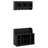 Hall Tree With Bench, Shoe Storage Bench With Wall Mounted Coat Rack, Hall Tree Entryway Organizer With Shelves And 4 Hook-6635580
