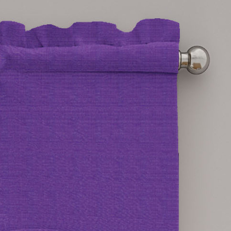 Kendall Scalloped Window Valance, Purple