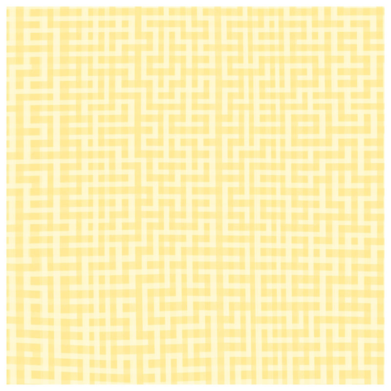 Housses de couette jaune à motif géométrique, Très grand lit