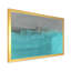 «Gray Meets Turquoise», reproduction d'art sur toile flottante-191202065-191202068