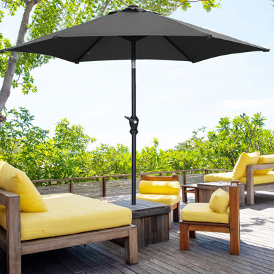 Arlmont & Co. 7.5FT Patio Umbrella with Tilt and Crank