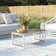 Cannes Rectangular Acacia Outdoor Coffee Table