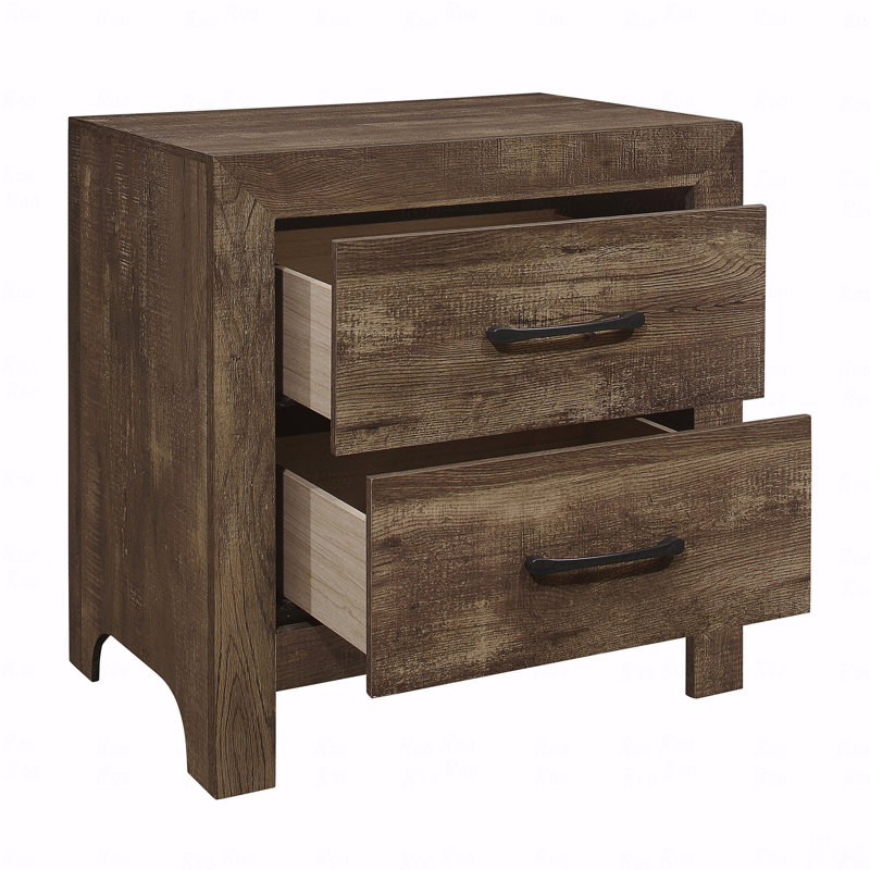 Table de chevet 1Pc, Brun
