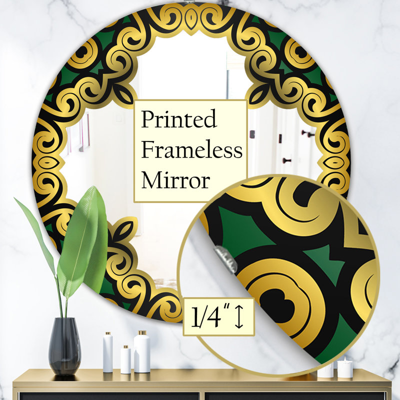Miroir d'appoint mural Cut Out Cross, H 31,5 po x l po